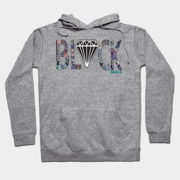 graffiti print black diamond Hoodie by blackdiamond